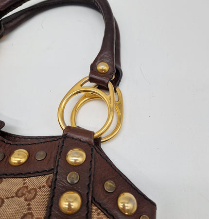 Gucci studded shoulder bag
