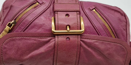 Prada leather shoulder bag
