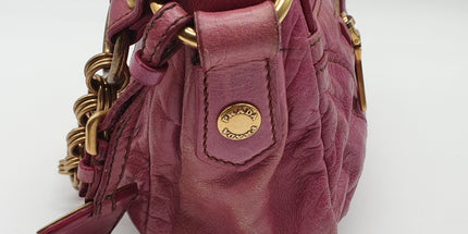 Prada leather shoulder bag