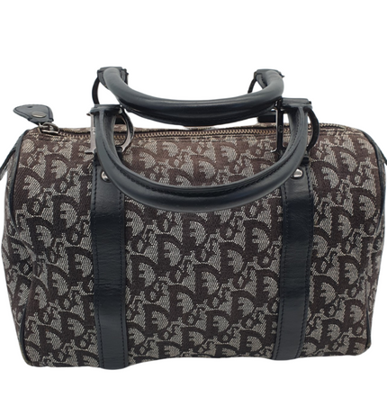 Dior Boston denim handbag