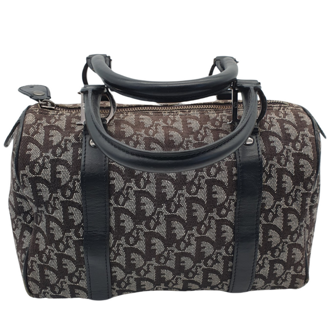 Dior Boston denim handbag