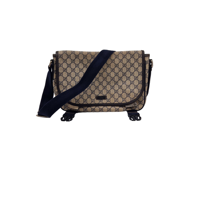Gucci gg monogram messenger bag