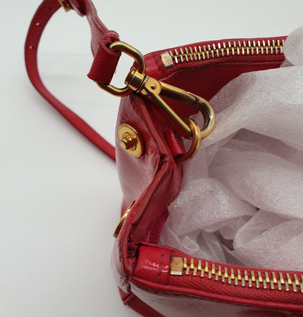 Prada galleria top handle crossbody bag