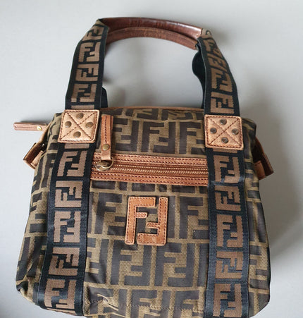 Fendi cloth handbag