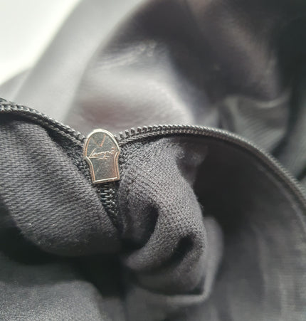 Chanel leather black shoulder bag