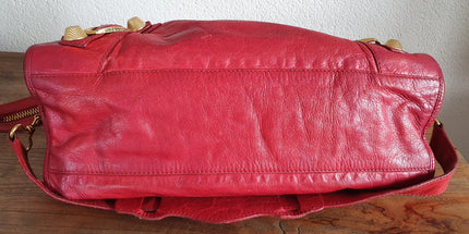 Balenciaga city mettalic bag