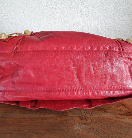 Balenciaga city mettalic bag