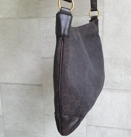 Gucci shoulder cloth bag