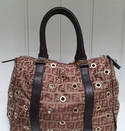 Fendi Boston rivet handbag