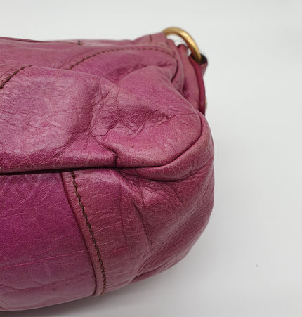 Prada leather shoulder bag