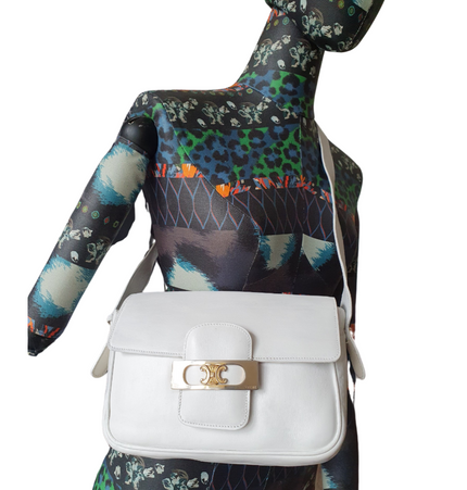 Celine vintage triomphe shoulder bag