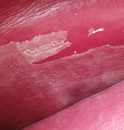 Dior vintage monogram denim clutch bag