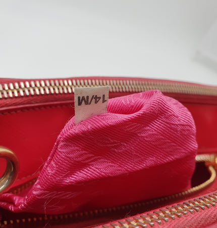 Prada galleria top handle crossbody bag