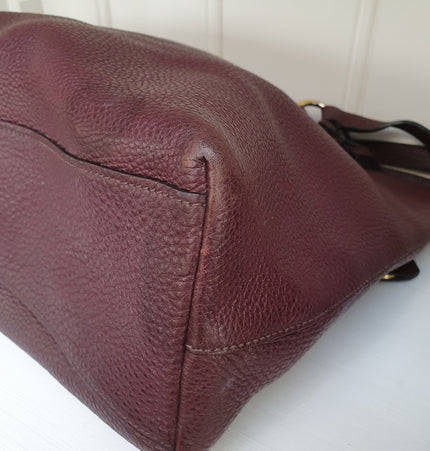 Prada leather shoulder bag