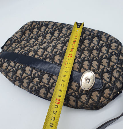 Dior monogram crossbody denim vintage bag