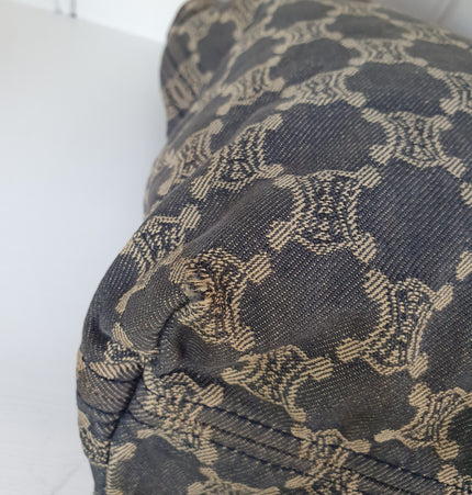 Sac bandoulière en denim Céline