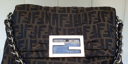 Fendi Zucca FF large shoulder bag
