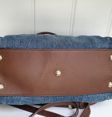 Gucci soho denim shoulder bag