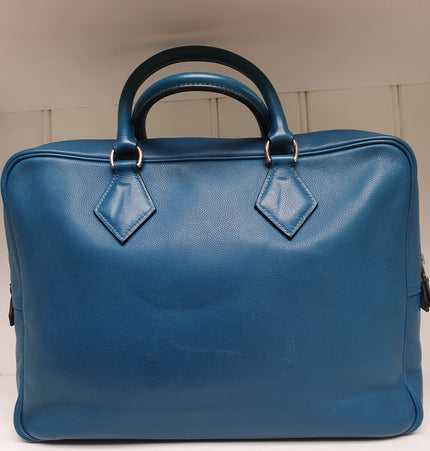 Hermes plume leather handbag
