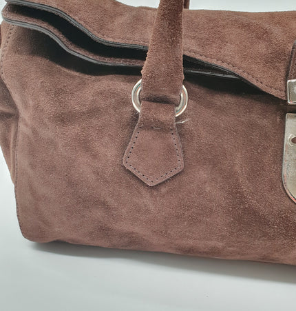 Prada suede handbag