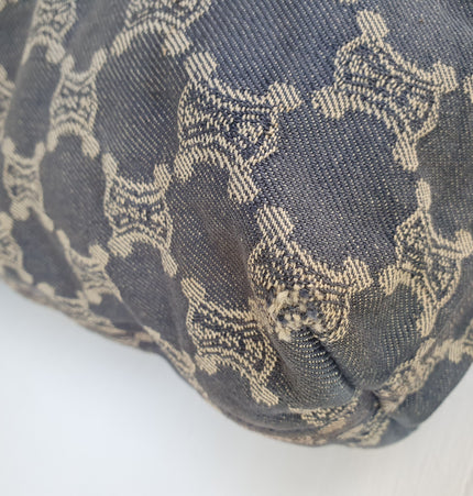 Sac bandoulière en denim Céline