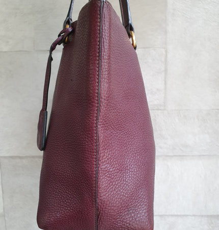 Prada leather shoulder bag