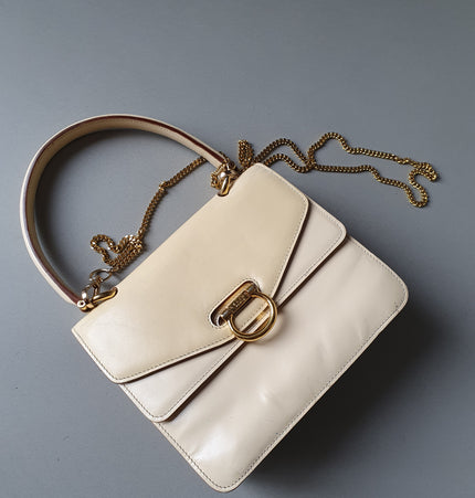 Celine vintage leather classic bag