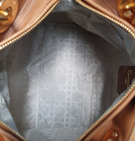 DIOR  lady dior vintage leather bag