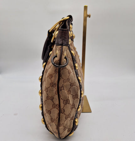 Gucci studded shoulder bag