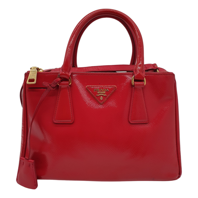 Prada galleria top handle crossbody bag