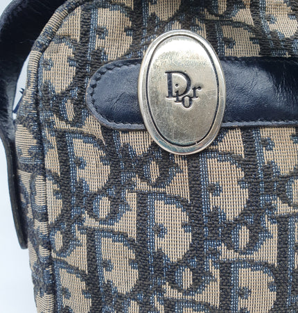 Dior monogram crossbody denim vintage bag