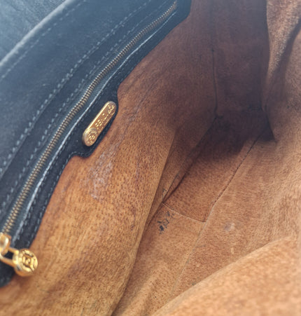 Fendi suede crossbody bag