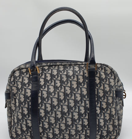 Dior bowling vintage denim monogram bag