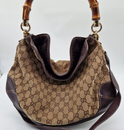 Gucci bamboo shoulder bag