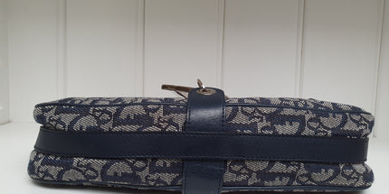 Dior saddle denim shoulder bag