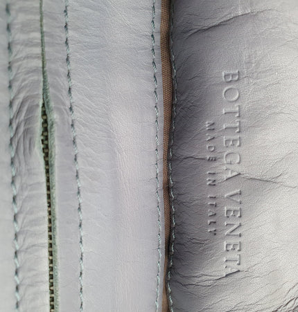 Bottega veneta leather messenger bag