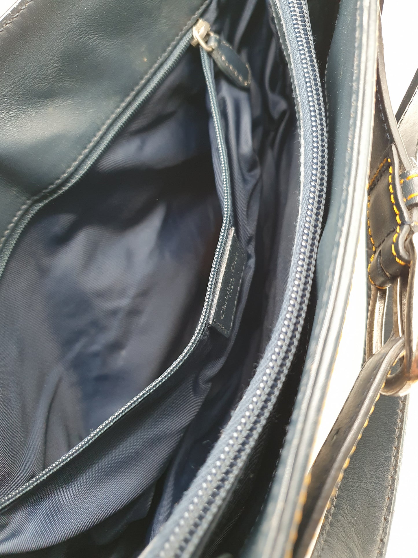 Dior saddle bowler handbag