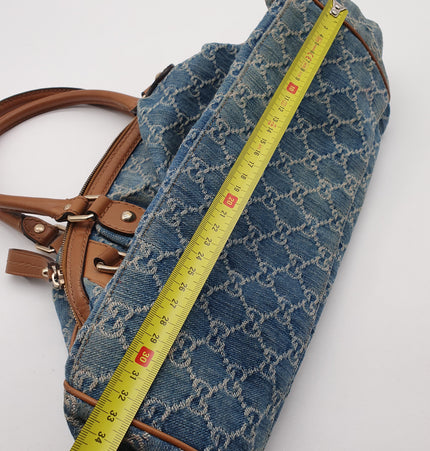 Gucci sukey denim shoulder bag