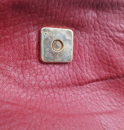 Sac bandoulière Fendi baguette en cuir