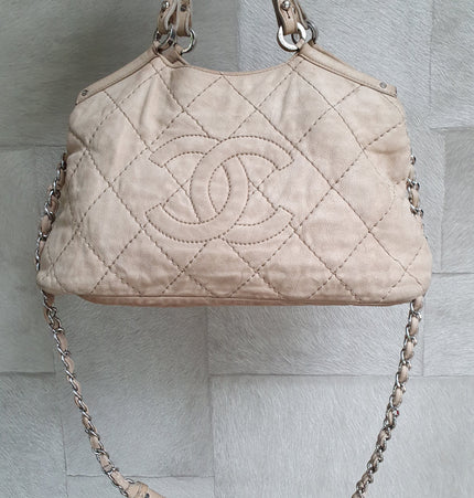 Chanel leather handbag