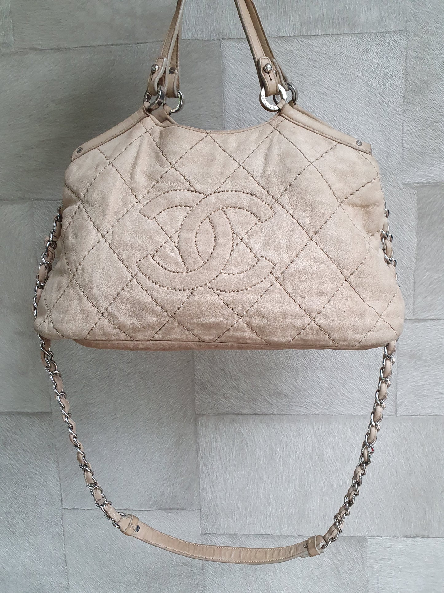 Chanel leather handbag