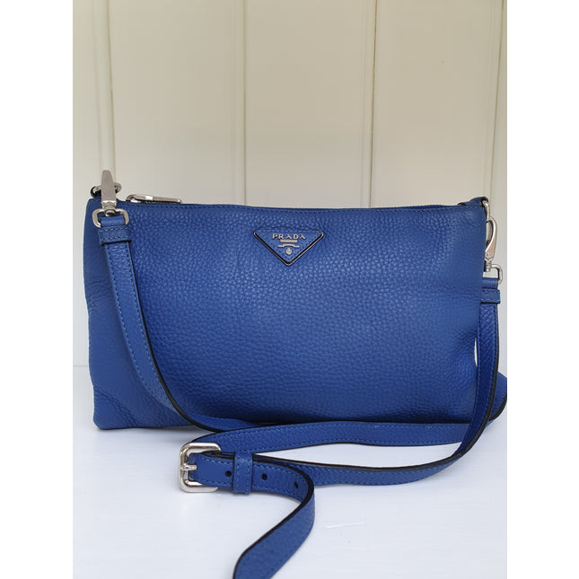 Prada leather crossbody bag
