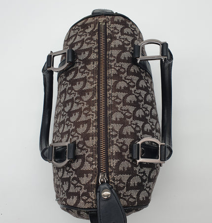 Dior Boston denim handbag