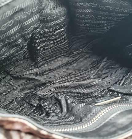 Sac bandoulière en tissu Prada