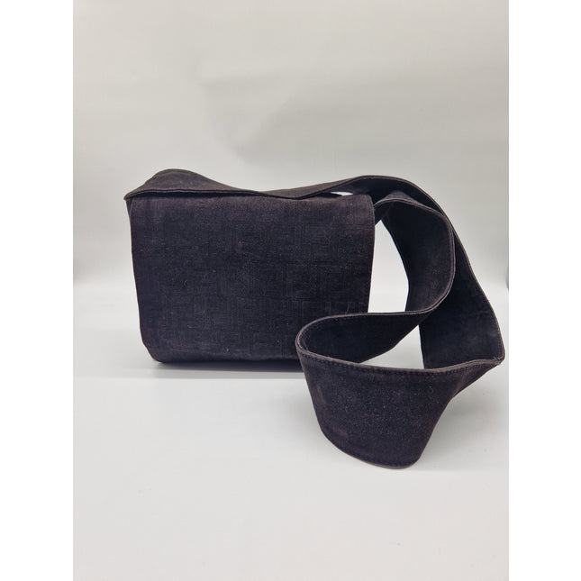 Fendi suede crossbody bag
