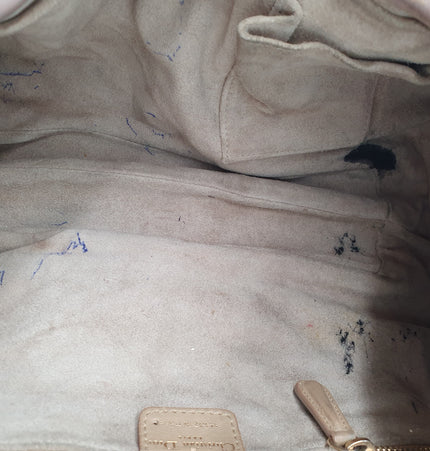 Dior leather shoulder bag