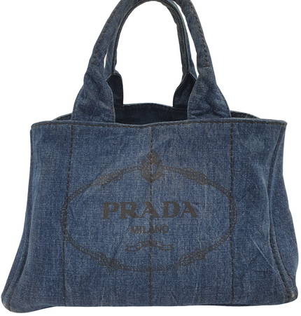 Prada canapa tote bag