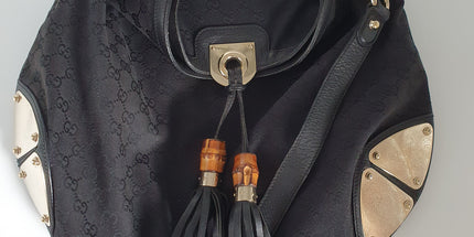 Gucci Indy cloth bag with tassle