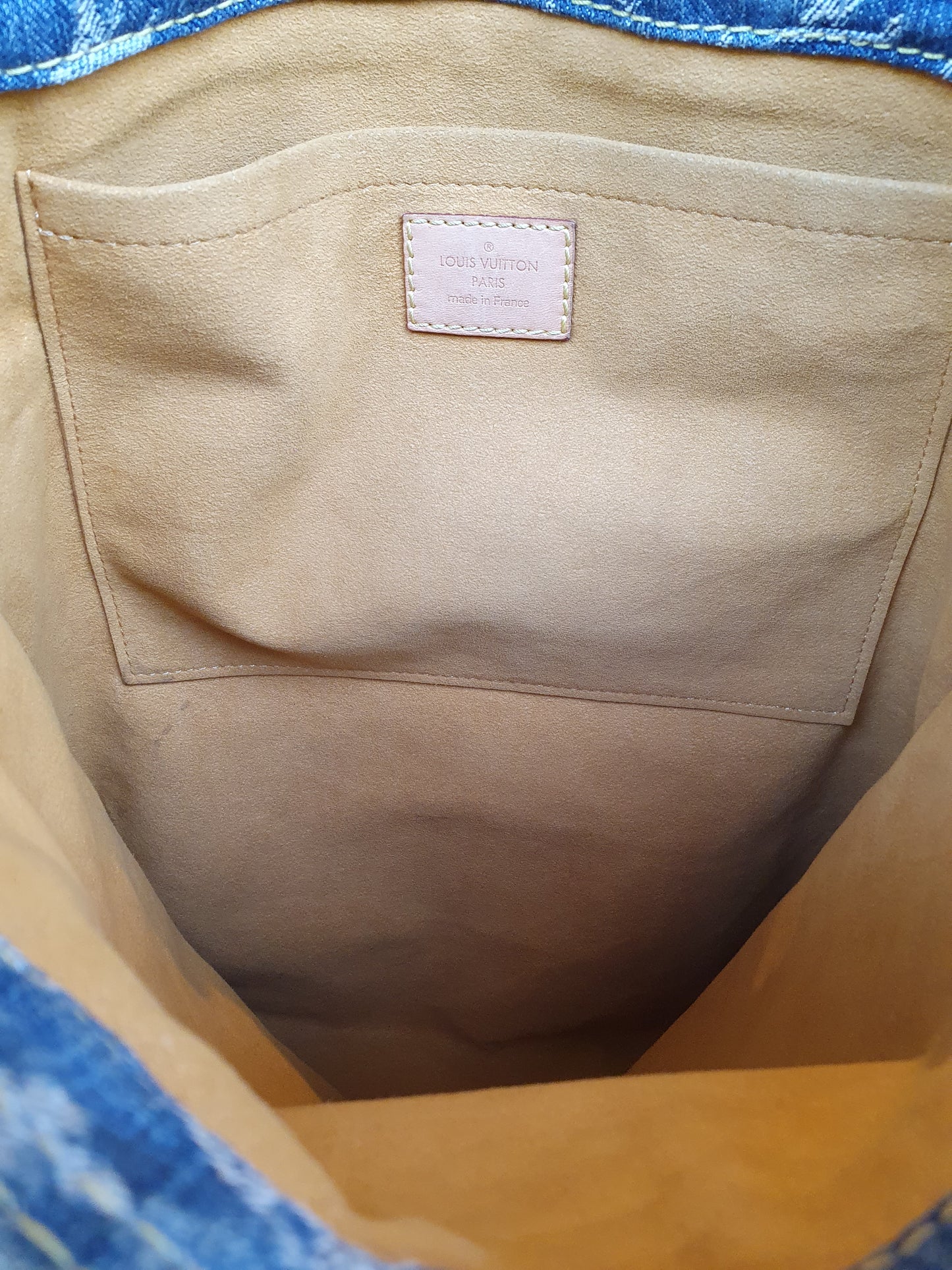 Louis vuitton denim handbag