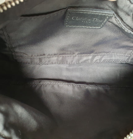 Dior mini saddle zipper denim shoulder bag